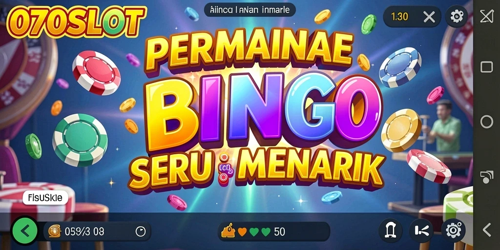 Tampilan permainan Bingo yang seru di 070SLOT.