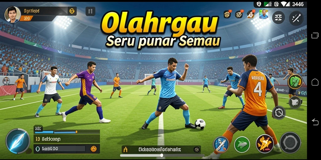 Tampilan gameplay menarik dari <strong>3446</strong> dalam pertandingan olahraga.