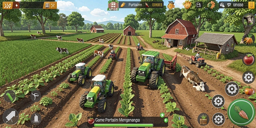 Gameplay API88 menampilkan aktivitas bertani yang seru dan menarik.