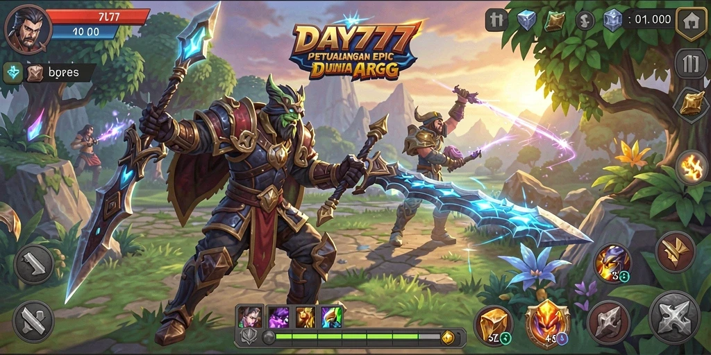 Tampilan menarik dalam gameplay ARPG DAY777.