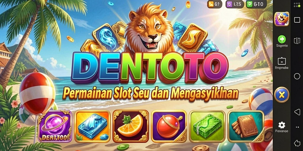 Screenshot gameplay DENTOTO menampilkan keseruan bermain slot.