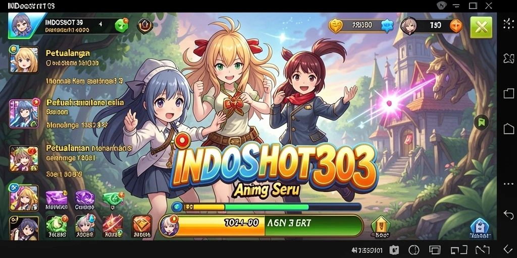 Tangkapan layar gameplay Anime INDOSLOT303 yang menarik.