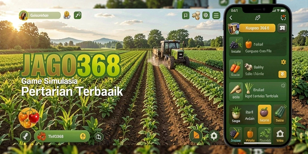 Gameplay menarik di JAGO368 dengan berbagai aktivitas pertanian.