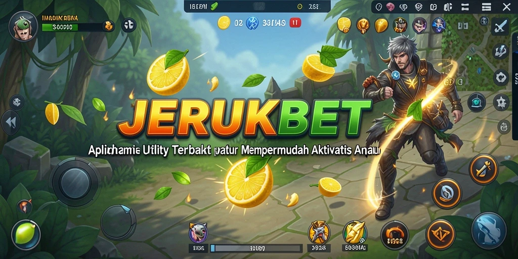 Tampilan antarmuka JERUKBET yang mudah digunakan dan informatif.