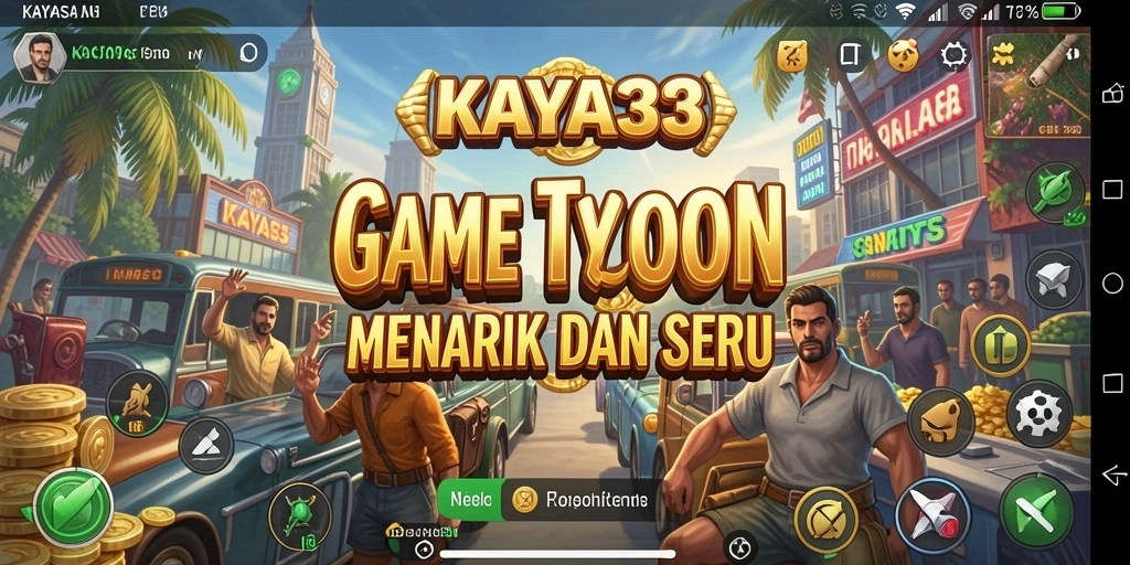 Tampilan menarik dari gameplay KAYA33 menunjukkan interaksi bisnis.
