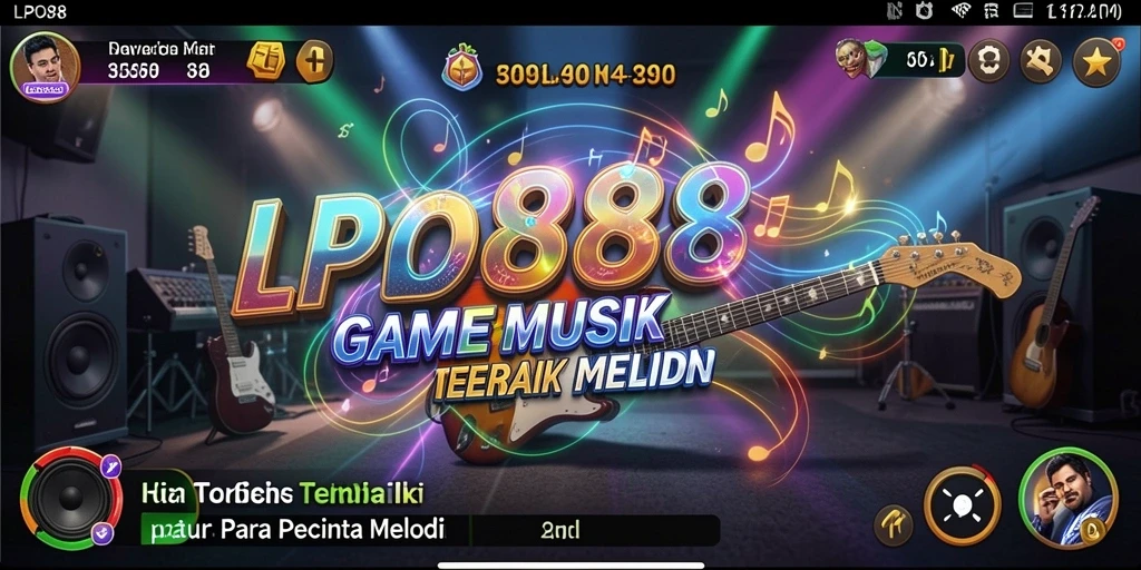 Tampilan gameplay LPO88 yang menarik dengan berbagai pilihan lagu musik.