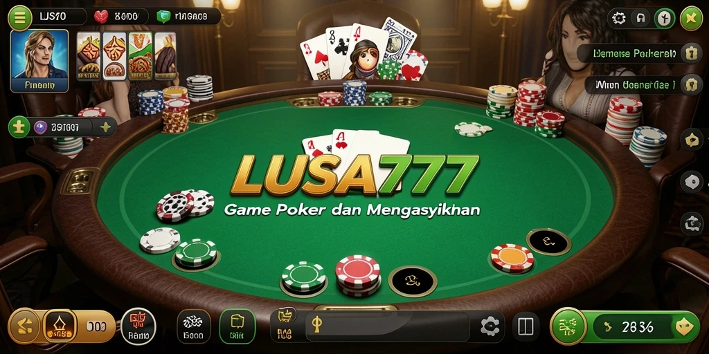 Tampilan gameplayseru di LUSA777 dengan pemain berinteraksi.