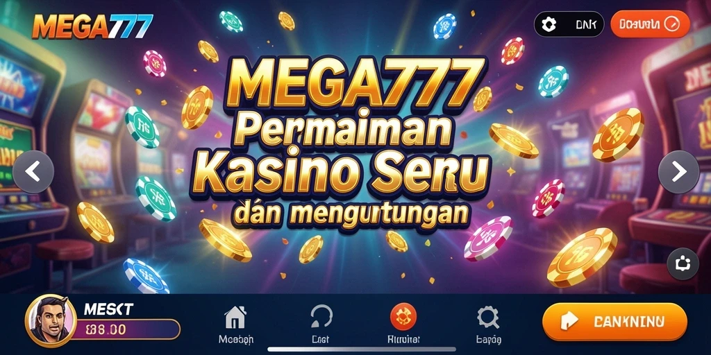 Tampilan gameplay MEGA777 yang memukau dan seru untuk dimainkan.