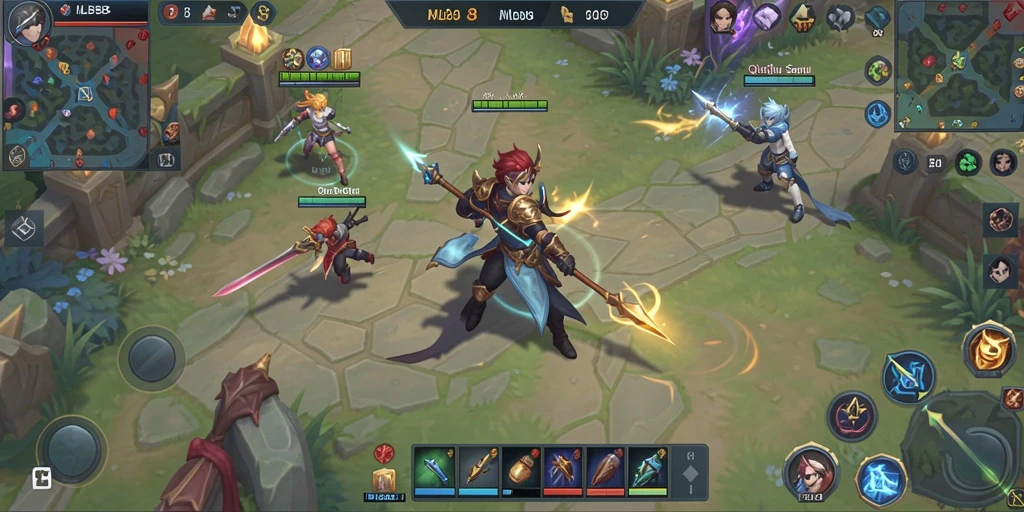 Tampilan menarik dari gameplay QiuQiu di MLBB8.