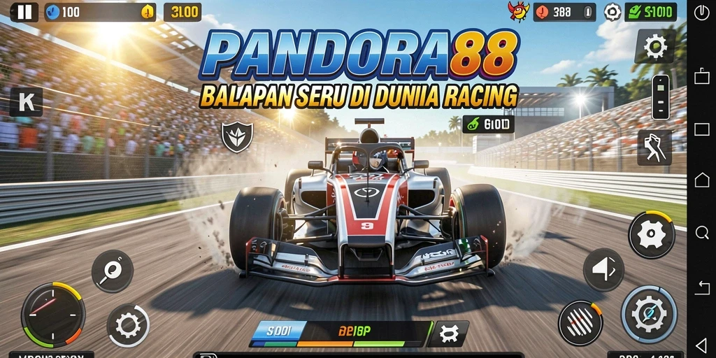 Gameplay Racing seru dengan grafis yang menawan.