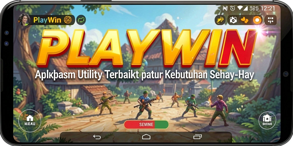 Screenshot aplikasi PLAYWIN dengan tampilan antarmuka fitur Utility.