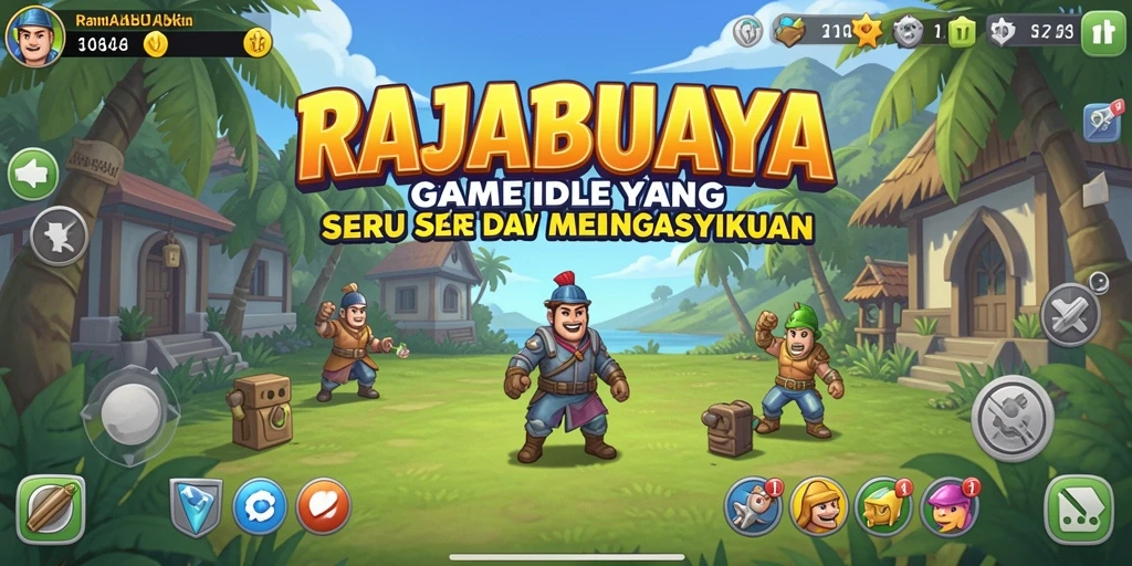 Tampilan gameplay RAJABUAYA yang menarik dan interaktif.