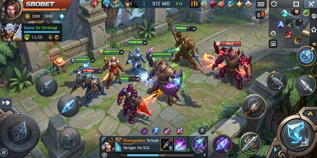 Tampilan gameplay SBOBET yang mengesankan dan mendebarkan.
