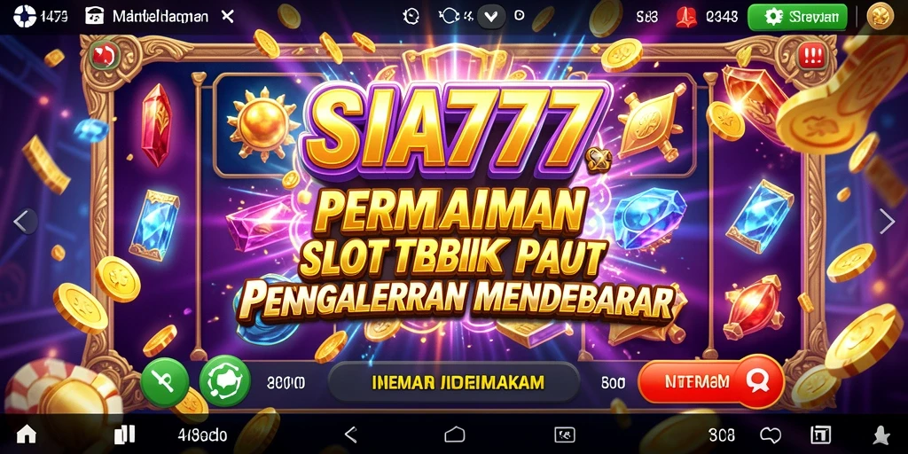 Tampilan gameplay SIA777 dengan efek visual yang menarik.