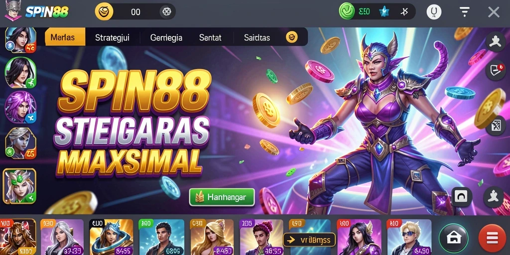 Tangkapan layar utama dari gameplay SPIN88 yang mendebarkan.