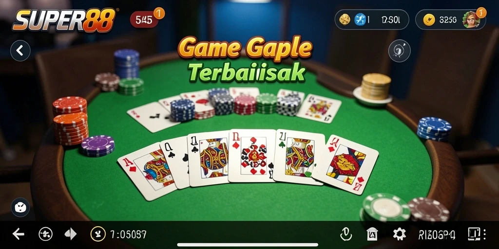 Tampilan screenshots gameplay Gaple yang menarik dan penuh aksi.