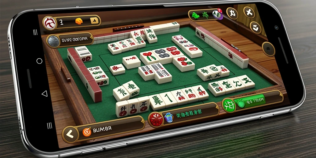 Tampilan gameplay menarik dari SVIP2 dengan elemen Mahjong yang klasik.