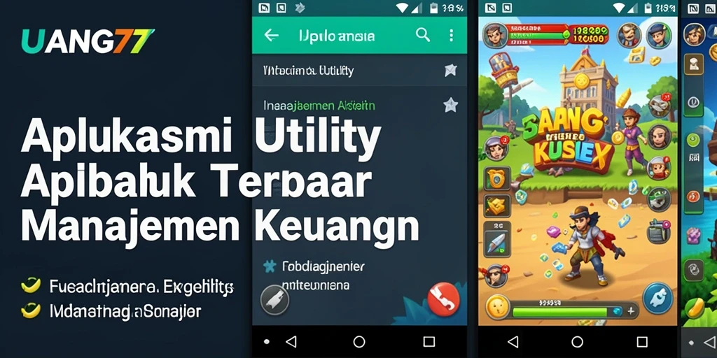 Tampilan utama UANG77 yang memudahkan manajemen keuangan.